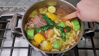 CALDO  Beef Mexican Style Soup Recipe  Caldo De Res  VLOGMAS Day 11 [upl. by Harima]