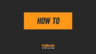 How to fit a Halfords 3 Bike Rear Mounted Bike Rack [upl. by Terpstra]