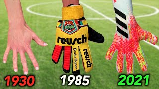 Testing Goalkeeper Gloves from 1930 to 2021  how much have they changed [upl. by Franklyn]