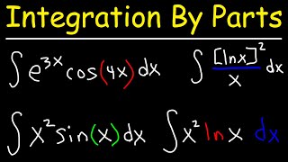 Integration By Parts [upl. by Htir]