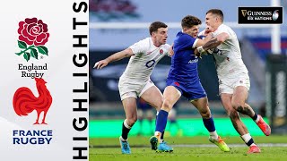 England v France  HIGHLIGHTS  Late Itoje Try Earns Thrilling Victory  2021 Guinness Six Nations [upl. by Leterg]