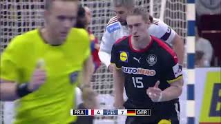 France vs Germany  Highlights  28th IHF Mens World Championship POLSWE 2023 [upl. by Aronson278]