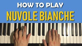 HOW TO PLAY  Ludovico Einaudi  Nuvole Bianche Piano Tutorial Lesson [upl. by Iralam]