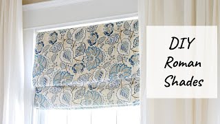 DIY Roman Shades [upl. by Yecniuq176]