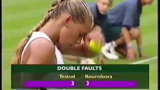 Anna Kournikova vs Sandrine Testud 2000 Wimbledon R1 [upl. by Slack]