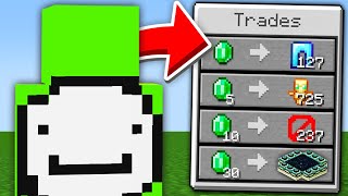 Minecraft But YouTubers Trade OP Items [upl. by Goodson]