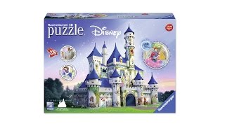 3D Puzzles  Disney Castle by Ravensburger [upl. by Nadda]