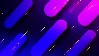 Rounded Neon Purple Lines Gradient Background video  Footage  Screensaver [upl. by Bartlett]