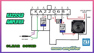 KA2206B IC mono Audio Amplifier [upl. by Leilah]