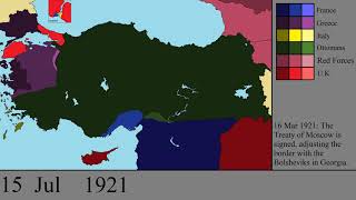 The Turkish Wars of Independence Every Day [upl. by Yrellav227]