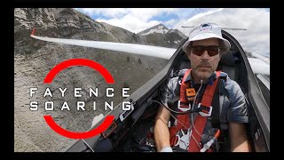 Glider pilot flies low in the French Alps [upl. by Krell810]