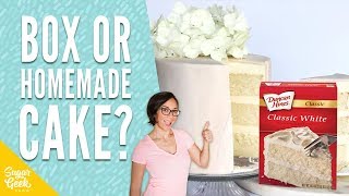 How To Make A Box Cake Taste Homemade [upl. by Eniffit]