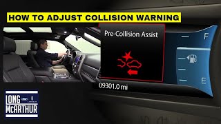 HOW TO ACTIVATE AND ADJUST THE COLLISION WARNING [upl. by Hibben838]