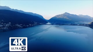 LAGO DI LUGANO meraviglioso in 4K [upl. by Alyos325]