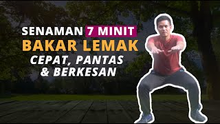 Senaman 7 Minit Bakar Lemak Cepat Pantas amp Berkesan  Noriman Ramli [upl. by Pam]