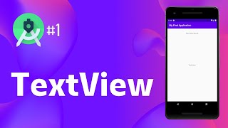 Android Studio 1  TextView with ConstraintLayout [upl. by Pierrepont]