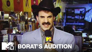 Borats MTV News Audition 2006  MTV Vault [upl. by Hiltan]