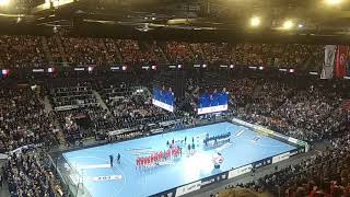 Denmark vs France Handball World Championship 2019 National Anthems [upl. by Berget565]