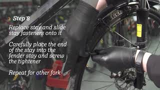 ADVICE CENTRE MUDGUARD FITTING  Halfords UK [upl. by Liew]