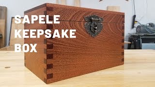 Keepsake Box Using Box Joints [upl. by Jabe564]