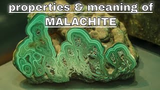 Malachite Meaning Benefits and Spiritual Properties [upl. by Aelam]