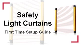 Safety Light Curtains KEYENCE GLR Series  First Time Setup Guide [upl. by Ahtrim261]