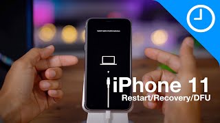 iPhone 11 amp 11 Pro how to force restart recovery mode DFU mode etc [upl. by Eiliab]