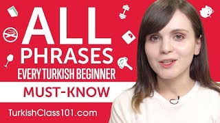 85 Phrases Every Turkish Beginner MustKnow [upl. by Anirtal349]