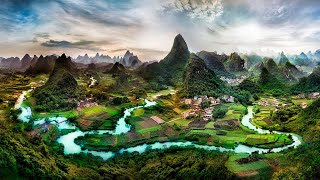 Guilin Guangxi China，Natural scenery，landscape，Scenic spot Travel Video [upl. by Leander]