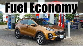 2022 KIA Sportage  Fuel Economy MPG Review  Fill Up Costs [upl. by Cran899]