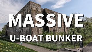 Gigantic WWII UBoat Bunker [upl. by Euqinamod]