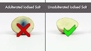 Testing Common Salt Adulteration in Iodized Salt  FSSAI [upl. by Tuck]