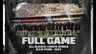 FULL GAME All Blacks v South Africa 2022  Johannesburg [upl. by Llenrep]