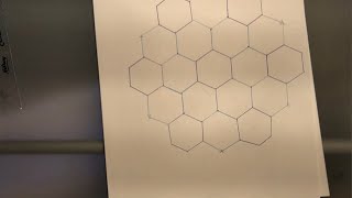 Magik Maths How to Draw a Hexagon Grid by Hand [upl. by Ottilie]