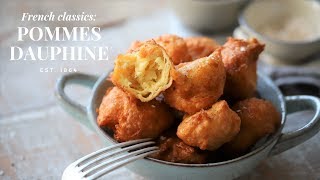 How to make pommes dauphine French potato puffs recipe [upl. by Zsuedat]