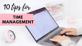 How to manage your time as a student  10 Tips to stop procrastinating amp get things done [upl. by Milah]