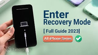 How to Put iPhone in Recovery Mode Full Guide 2024  iOS 1716 Supported [upl. by Boulanger]