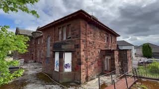 Old 1908 abandoned school in Rutherglen Glasgow  quotGallowflat schoolquot [upl. by Leckie96]