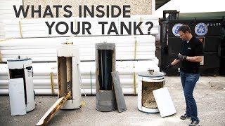 Four Water Heater Tanks Cut Open  Lessons to Learn [upl. by Tullus379]