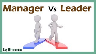 Manager Vs Leader Difference between them with definition amp Comparison Chart [upl. by Olivia]