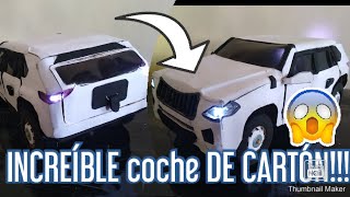 Como Hacer un Carro de Cartón How to make a cardboard cart [upl. by Naashar169]