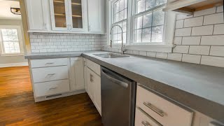 DIY Concrete Countertops  Easiest Method [upl. by Delwin335]