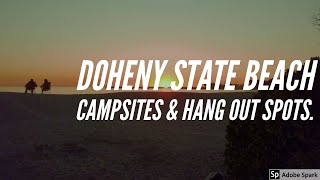 Doheny State Beach Campsites Campground Tour Dana Point California [upl. by Barron48]