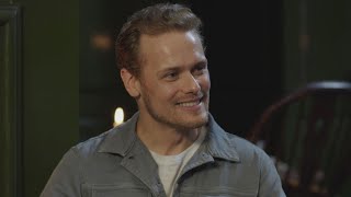 Outlander Star Sam Heughan Spills on Those Steamy Season 4 Scenes Exclusive [upl. by Eemia]