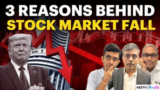 Why Is Stock Market Falling  Nifty Sensex Down  Share Market Down NEWS [upl. by Ihtac]