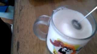 Aerolatte Review Frothing Cold Milk In Under 1 Minute [upl. by Coppinger]