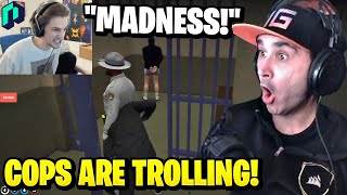 Summit1g amp xQc CAUSE MADNESS amp Break Out of JAIL after Heist  GTA 5 NoPixel RP [upl. by Aihtnys174]