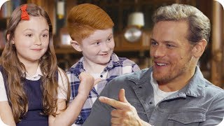 Sam Heughan Asks Kids for Dating Advice  Omaze [upl. by Herodias944]