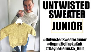 Untwisted Sweater Junior Prosty sweter dla dziecka Reglan [upl. by Mirabel]