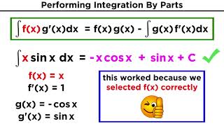 Integration By Parts [upl. by Ailuj]